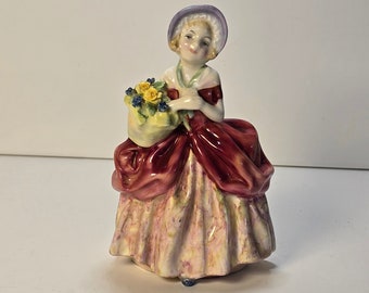 Vintage Royal Doulton 1937 Bone China Figurine "Cissie" HN 1809 | Made in England |
