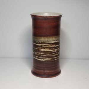 Vintage Glazed Ceramic Vase from Höganas, Sweden | Design by John Andersson |
