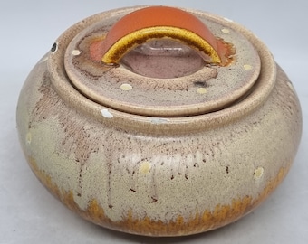 vintage bowl  西ドイツ　ボウル ドイツ 60s SCHOTT MAINZ 耐熱ガラス ボウル お花 オレンジ