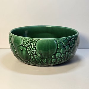 Vintage French Majolica Sarreguemines Fruit Bowl | Made in France |