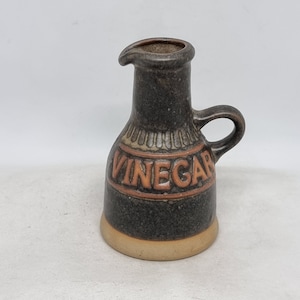 Vintage Tremar Pottery Vinegar Bottle | Made in England |
