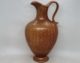 Vase en grès Brown par Gunnar Nylund pour Rorstrand, Suède, années 1940 - En vente sur France