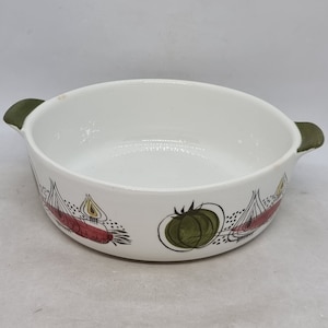 Vintage Rorstrand cermic ovenware "Verdura " bowl | Made in Sweden |