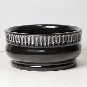 Vintage Öland Stoneware Bowl by Kåre Johansen – Signed Scandinavian Mid-Century Modern