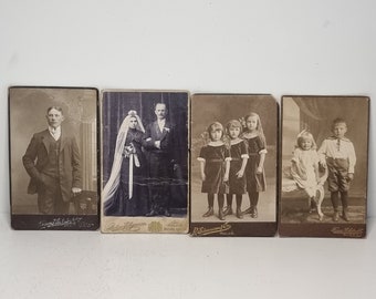 Set of 4 Old Photographs Of The Early 1900s | Sweden |