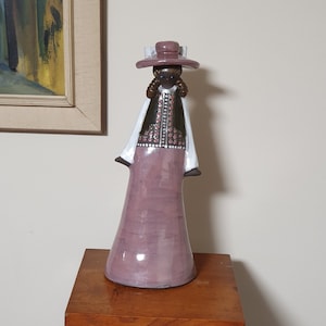 Large and rare Gunnar Nyman woman figurine | Figurine designed by Gunnar Nyman | Sweden Scandinavian |