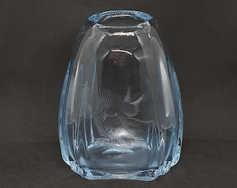 Orrefors Crystal Glass vase | Made in Sweden 1960 | Scandinavian glass vase |