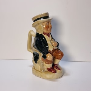 Vintage Toby Jug by Tony Wood | Made in Staffordshire, England |