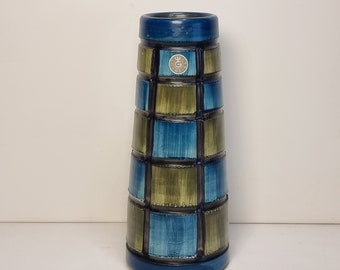 Vintage Gabriel "Kreta" Ceramic Vase | Made in Sweden |
