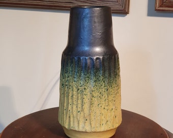 Rustic Planter 1960s Vintage Ting Keramik F\u00d8LLE Denmark pot with handles Farmhouse Decor Mid-century Scandinavian Studio Pottery