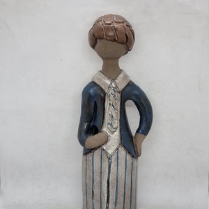 Large &quot;Elbogen&quot; ceramic figurine | Made in Sweden |