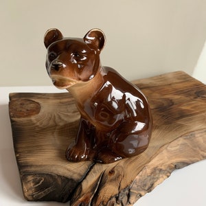 Beautiful Brown Scandinavian Ceramic Bear