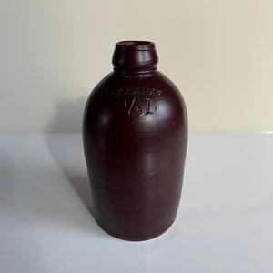 Scandinavian Höganäs Keramik Jug | Swedish Vintage Dark Brown Stoneware Scandinavian Design