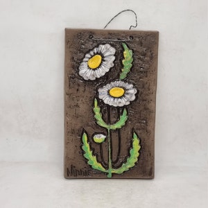 Vintage Sweden wall plaque | Wall Decor | Handmade in Sweden | Brooma keramik |