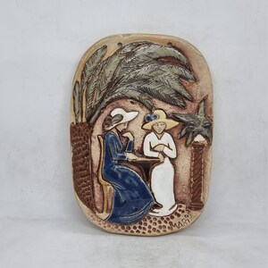 Ninnie (NIE) Forsgren (1960s) Sweden Wall Plaque | Wall Decor | Handmade in Sweden |