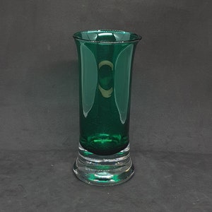 Scandinavian glass green vase | Scandinavian vase | Scandinavia glass |