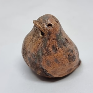 Vintage Stengods Keramik Vogel Figur | Hergestellt in Schweden |