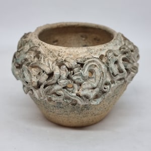 Vintage ceramic candle holder | Scandinavia |