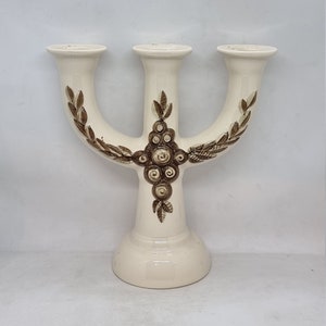 Vintage ceramic candelabra by Rosa Ljung | Deco keramik | Helsingborg |