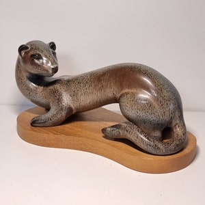 Collectible Rörstrand GUNNAR NYLUND Glazed Ceramic &quot;Iller&quot; Sculpture | Made In Sweden |