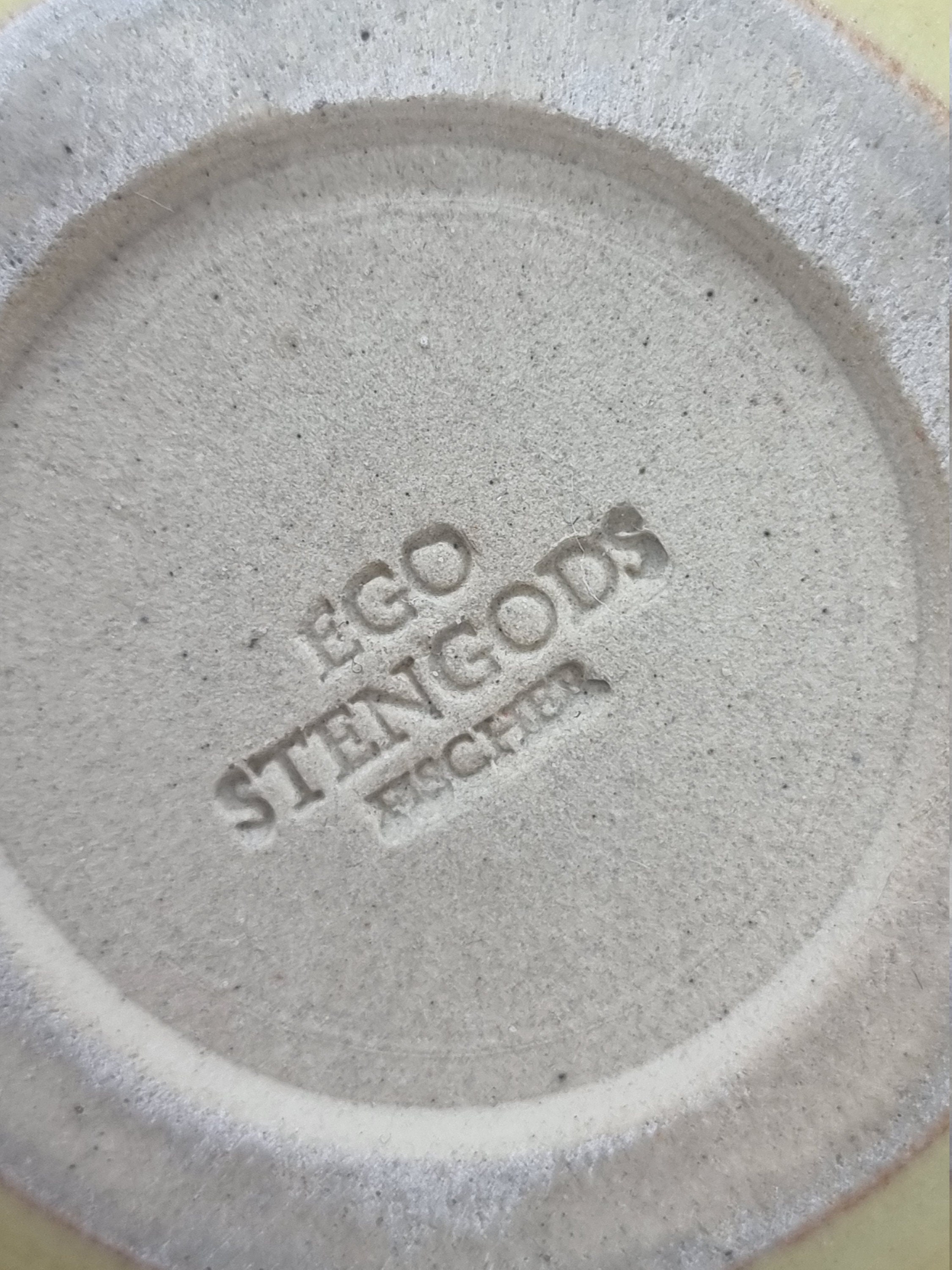 Vintage EGO Stengods Ceramic Ashtray | Willi Fischer Sweden 1960