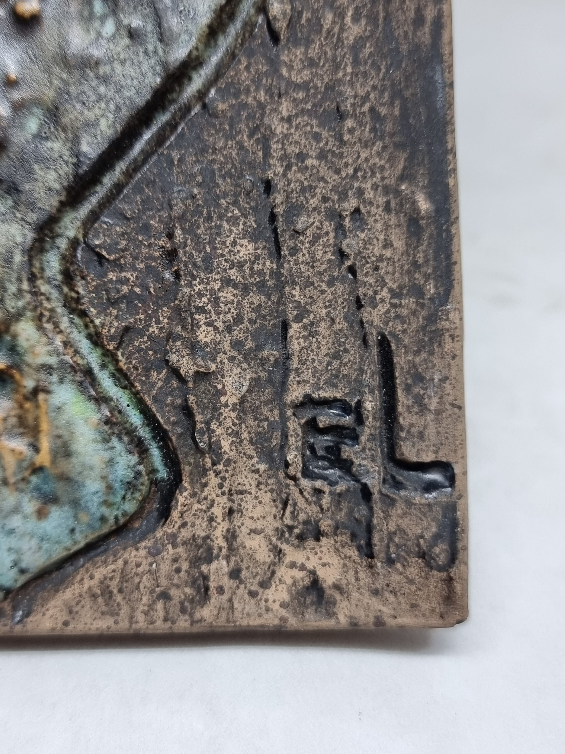 Vintage Tilgmans Keramik Wall Plaque by Eivor Lang | Made in