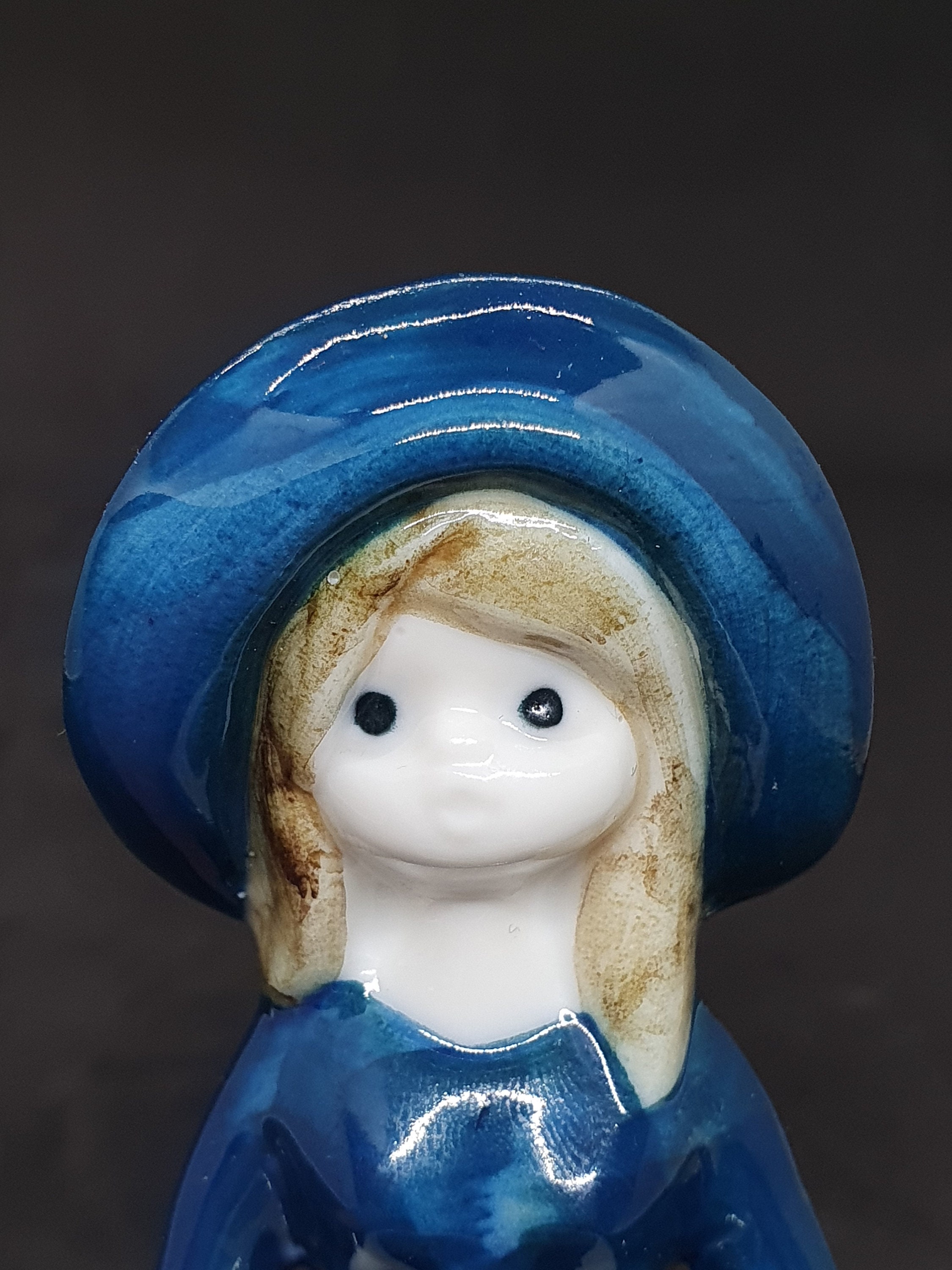 Figurine Femme Élégante En Résine - Occasion, Style Contemporain Français, Personnage Civil