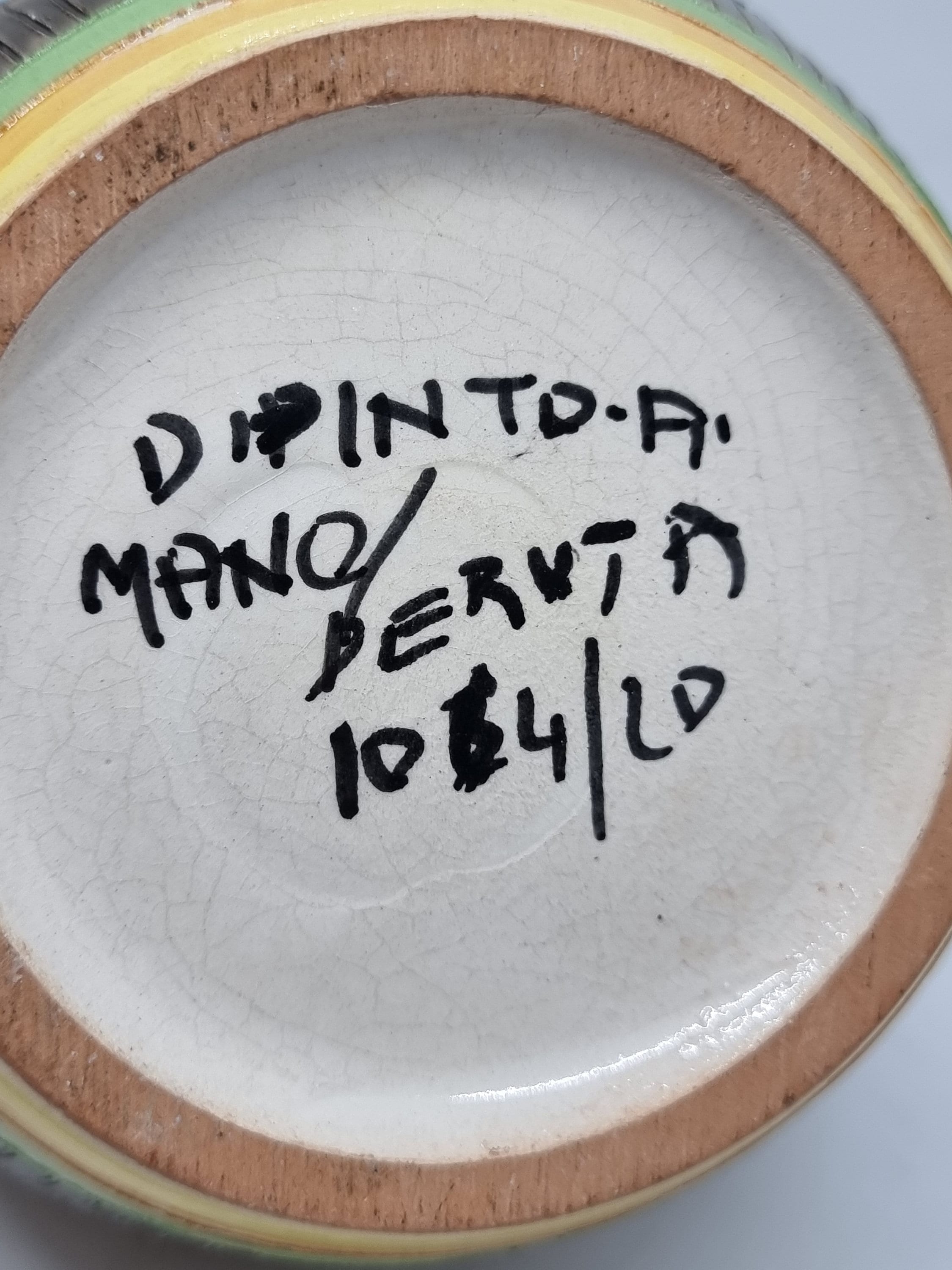 Dipinto A. Mano Deruta Pottery Floral Vase | Made in Italy | - Etsy
