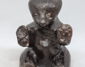 Vintage 陶器製 黒いクマの置物　昭和レトロ ヴィンテージ スウェーデン製陶器製クマの置物 | スカンジナビア