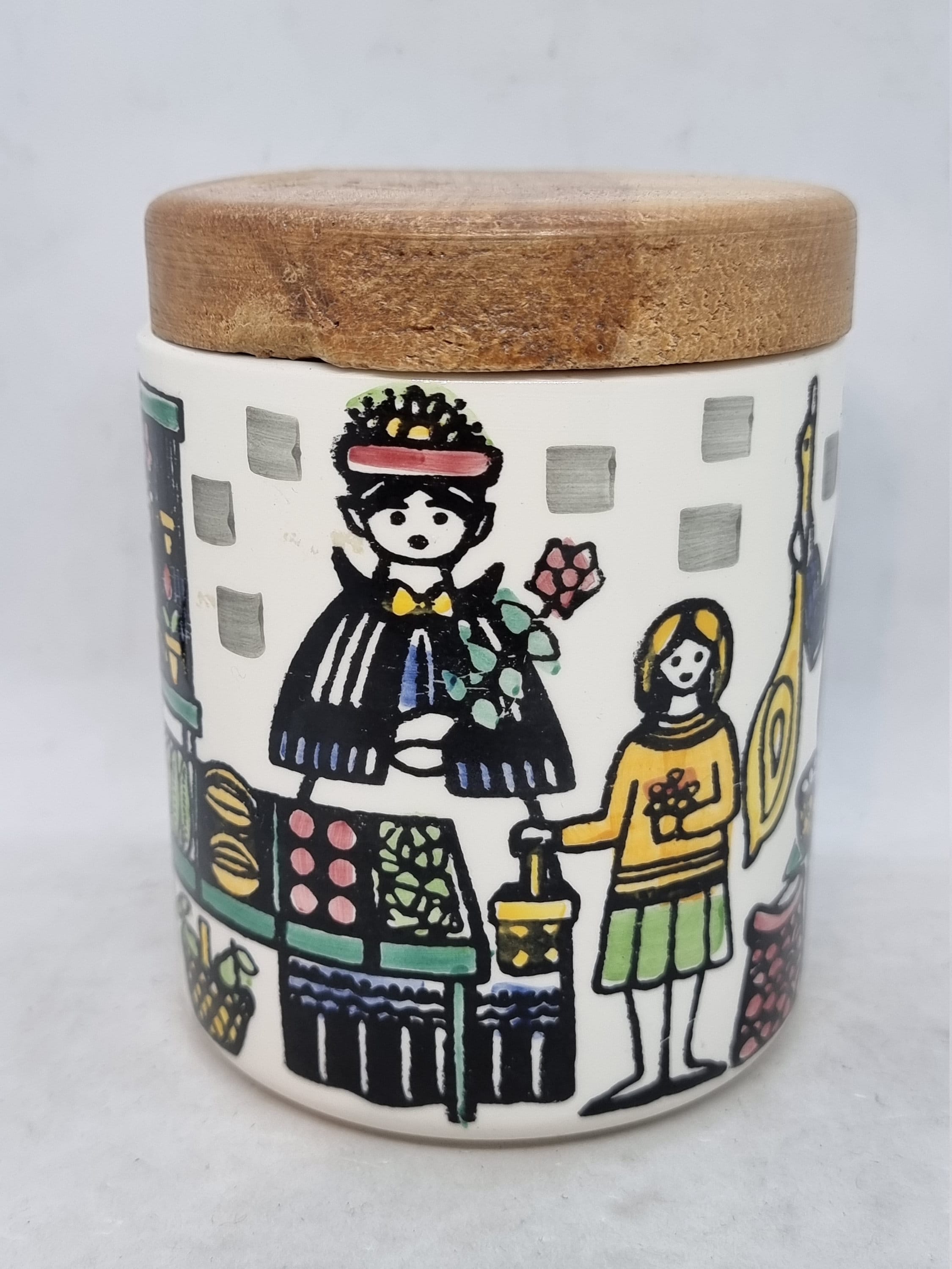 Vintage Jie Gantofta Sweden Ceramic Jar | Decor by Anita Nylund