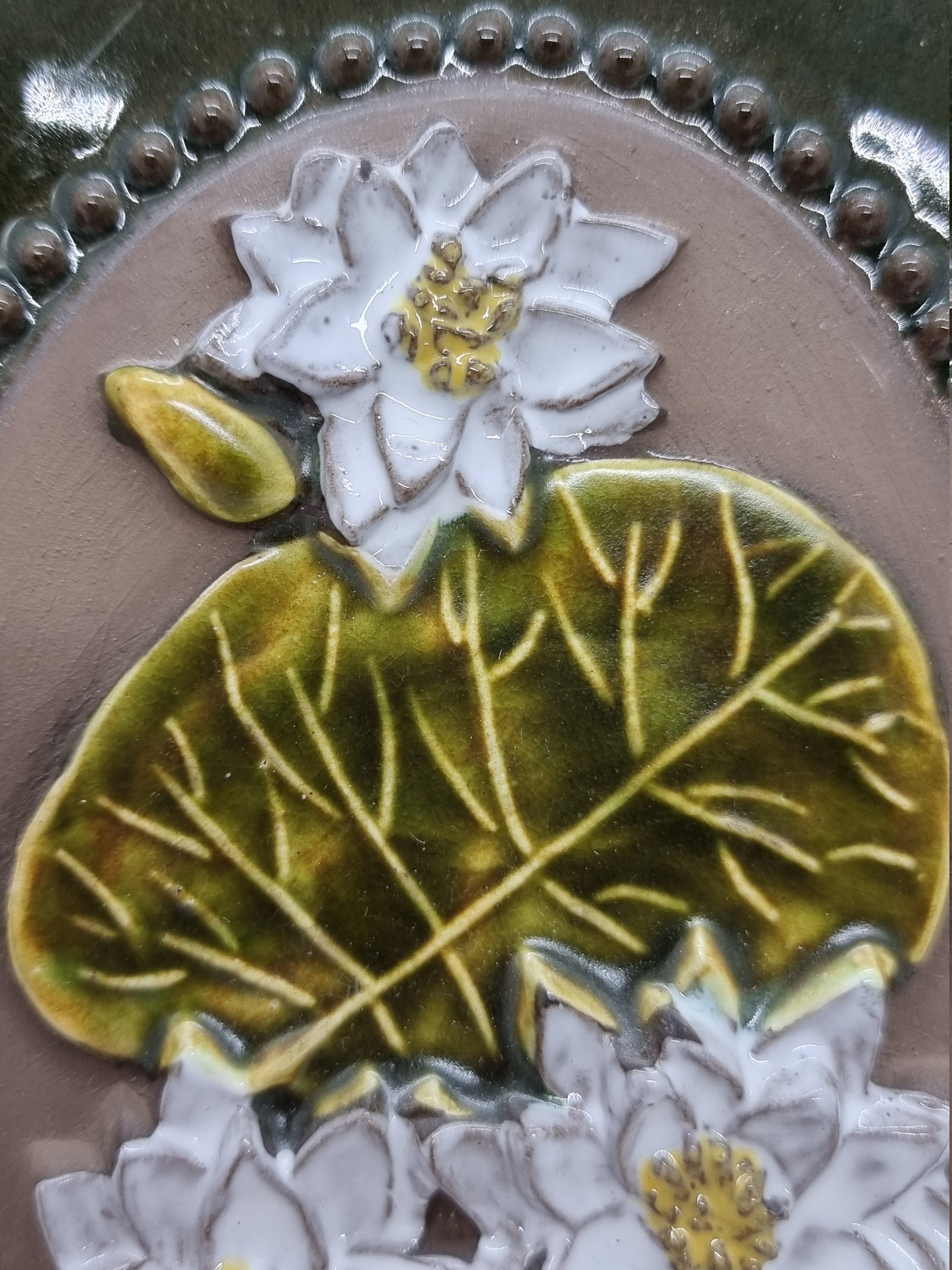 Vintage JIE GANTOFTA Ceramic Wall Plaque No. 893 | Designed by