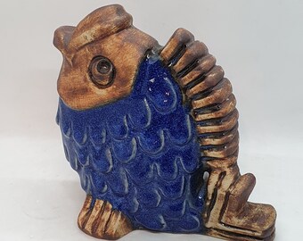 Fish Sculpture | Willy Fischer Sweden 1960 | Ego Stengods | - Etsy
