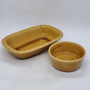 Pair of vintage JIE GANTOFTA ceramic dishes | Sweden ceramic |
