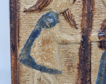 Large Soholm Denmark Stentoj 3584 Wall Plaque | Designed by Joseph