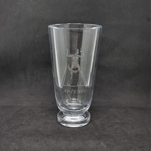 Vintage schwere Orrefors KristallGlas Vase | Hergestellt in Schweden 1960 |