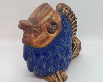 Fish Sculpture | Willy Fischer Sweden 1960 | Ego Stengods | - Etsy