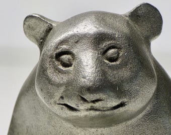 ヴィンテージ セランゴール ピューター製 ミニチュア パンダ