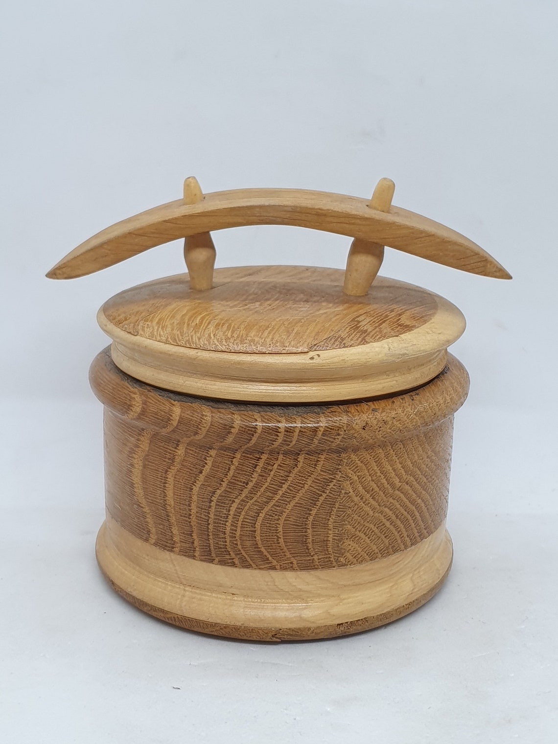 Vintage folk art wooden box Made in Sweden Vintage wood Etsy