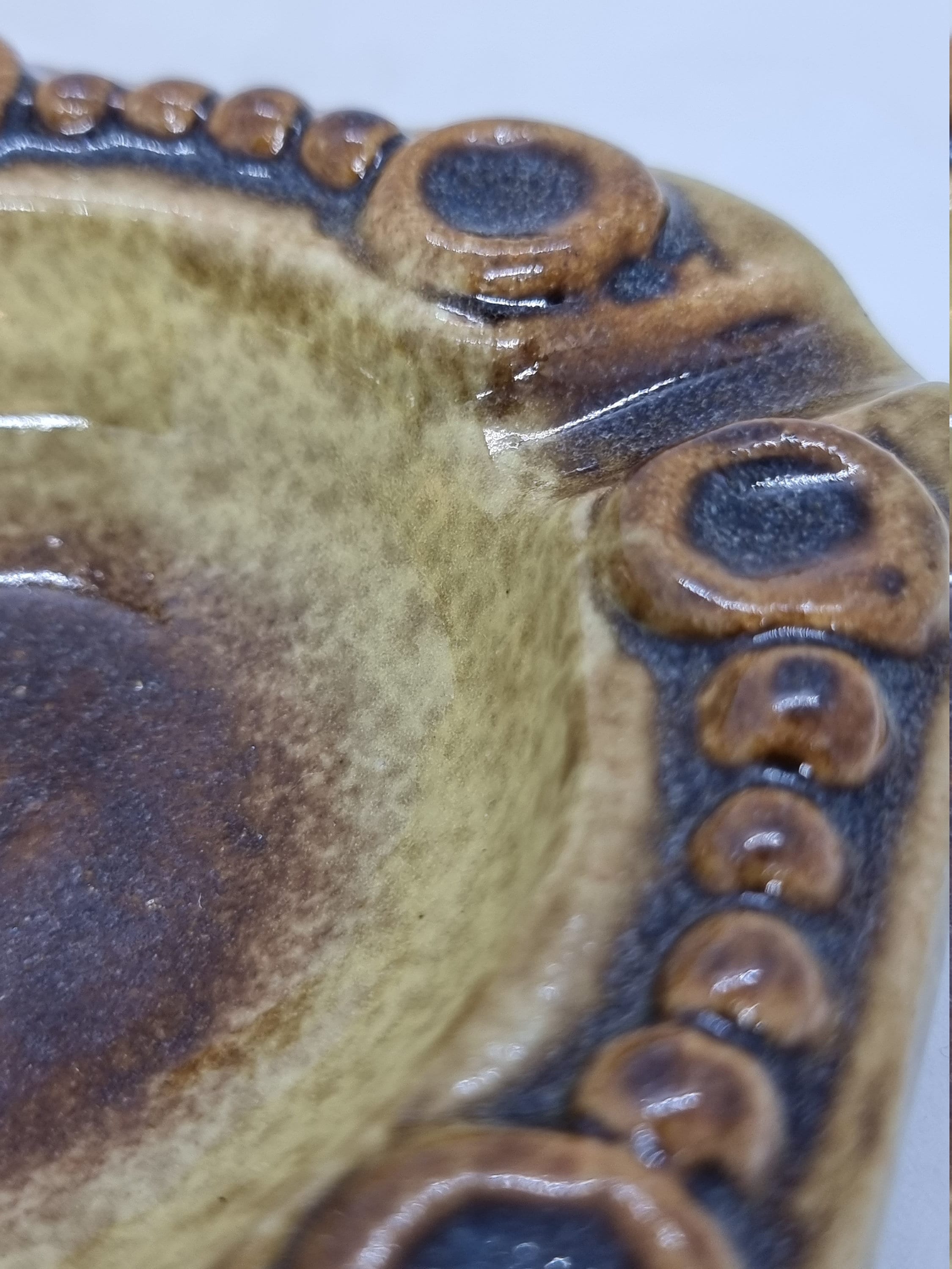 Vintage EGO Stengods Ceramic Ashtray | Willi Fischer Sweden 1960