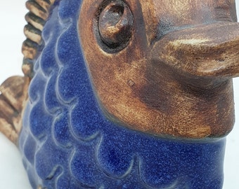 Fish Sculpture | Willy Fischer Sweden 1960 | Ego Stengods | - Etsy