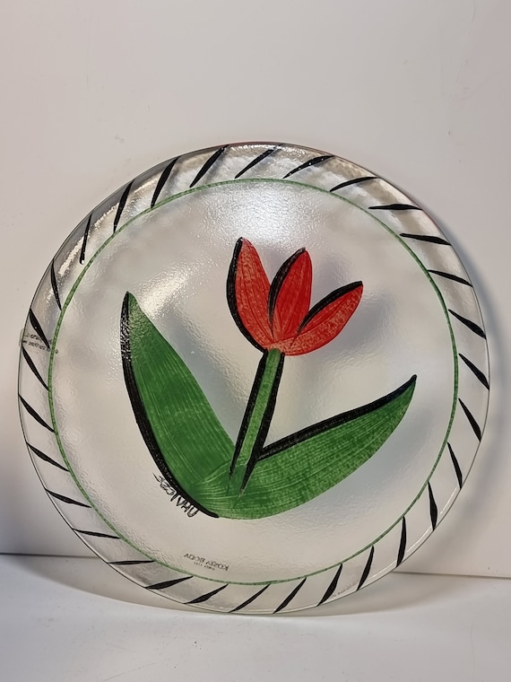 Sweden Kosta Boda Glass Plate 