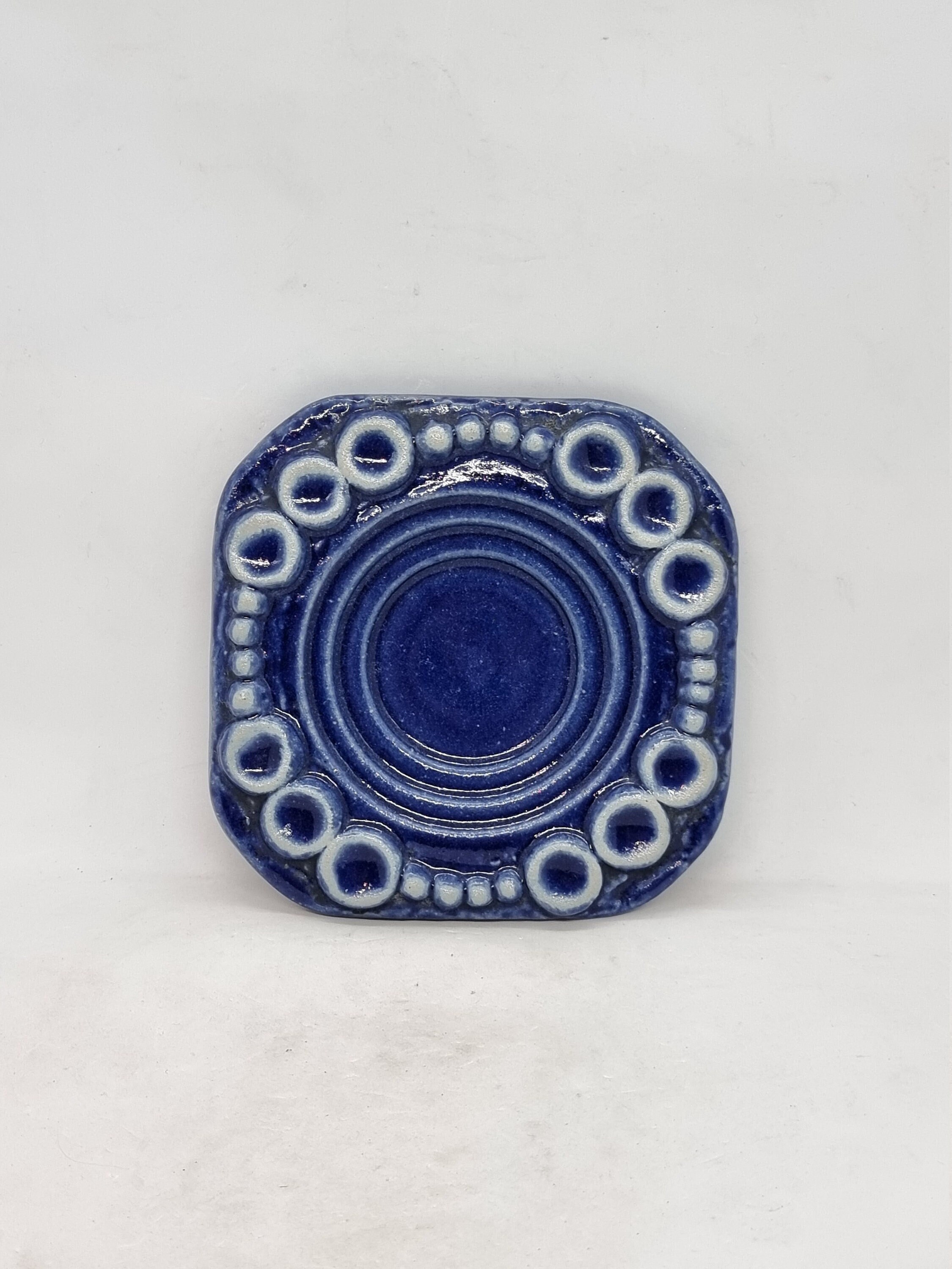 Vintage EGO Stengods Ceramic Ashtray | Willi Fischer Sweden 1960