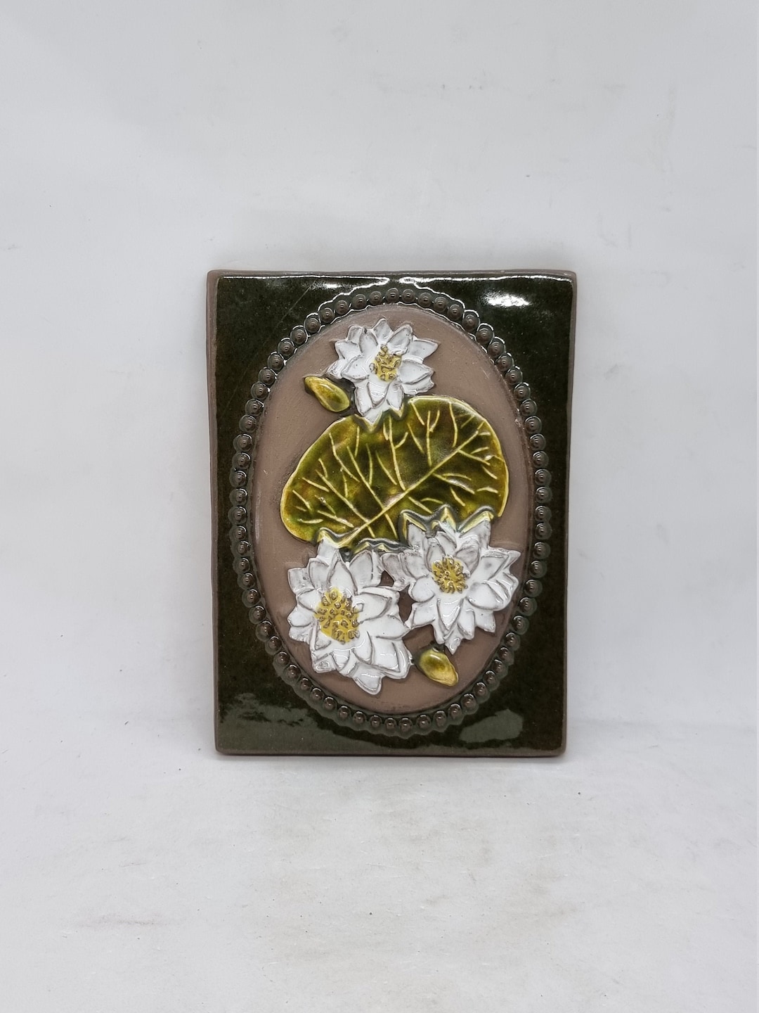 Vintage JIE GANTOFTA Ceramic Wall Plaque No. 893 | Designed by