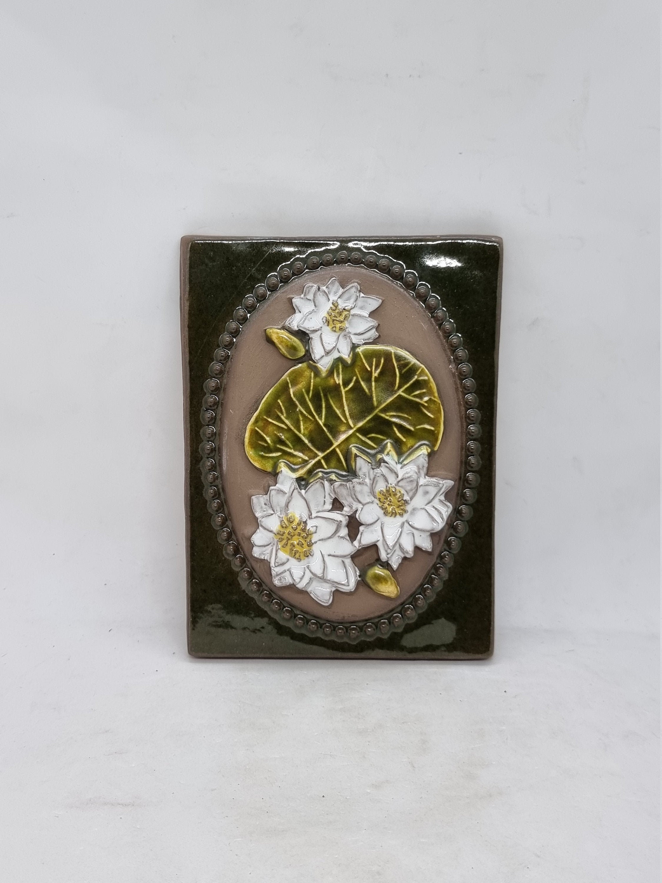 Vintage JIE GANTOFTA Ceramic Wall Plaque No. 893 | Designed by