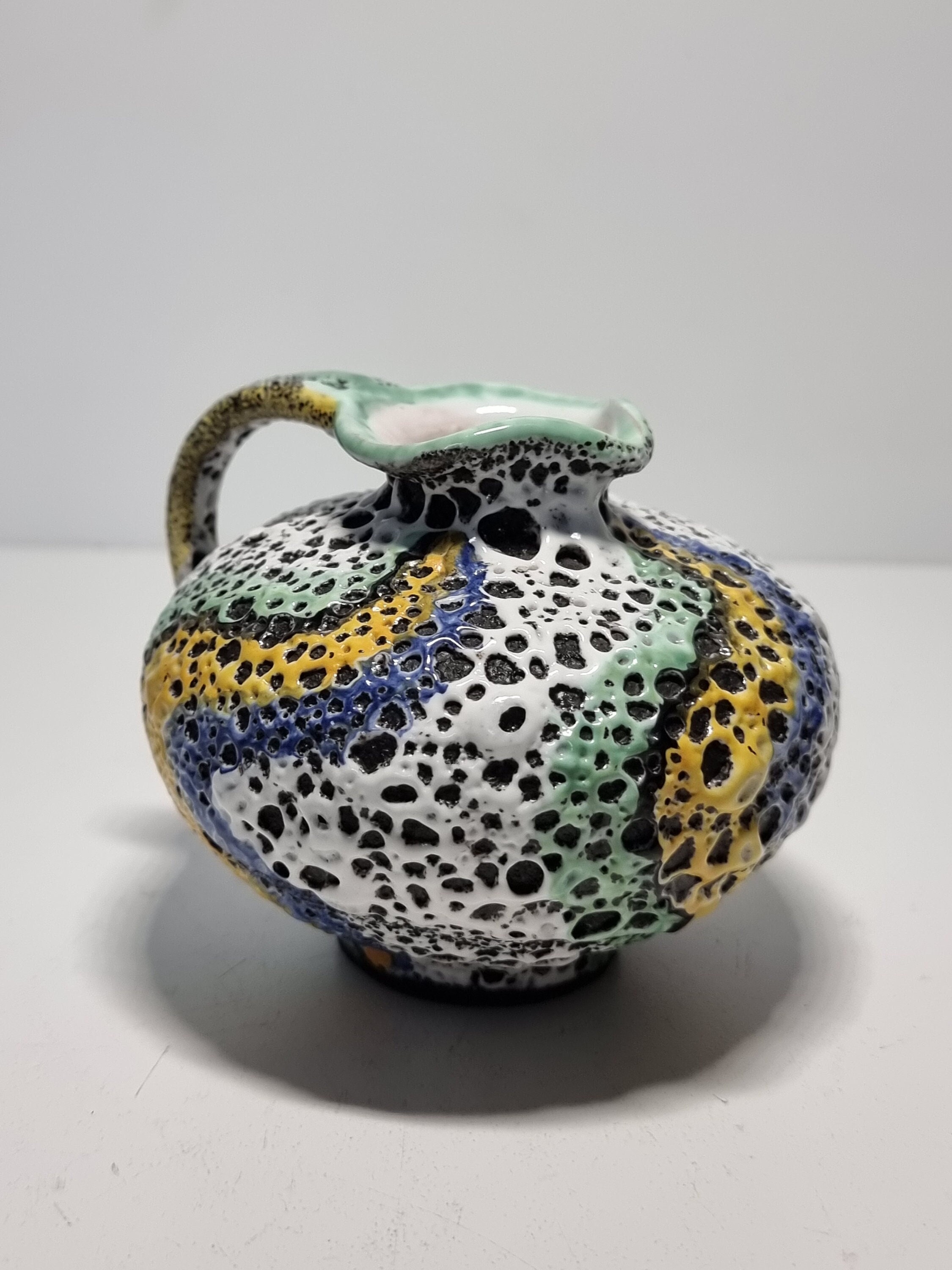 独60年代 Elke&Elmar Kubicek スタジオ陶器 Fat Lava Große Fat Lava