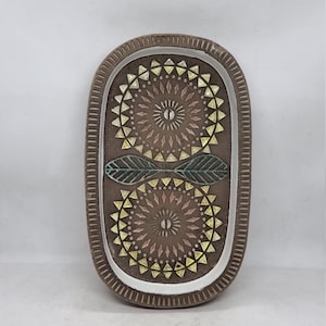 Vintage ceramic dish by Mari Simmulson for Upsala Ekeby | Vintage Ceramic | Sweden pottery |