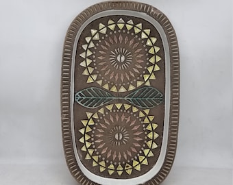 Vintage ceramic dish by Mari Simmulson for Upsala Ekeby | Vintage Ceramic | Sweden pottery |