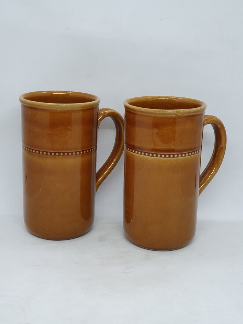 Paire de 2 tasses Höganäs Keramik | Céramique scandinave | Fabriqué en Suède | image 2