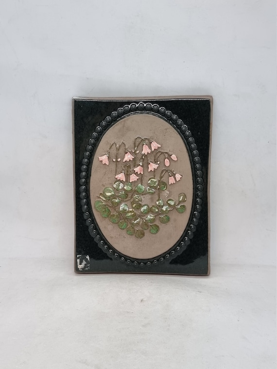 Vintage JIE GANTOFTA Ceramic Wall Plaque No. 877 | Designed by