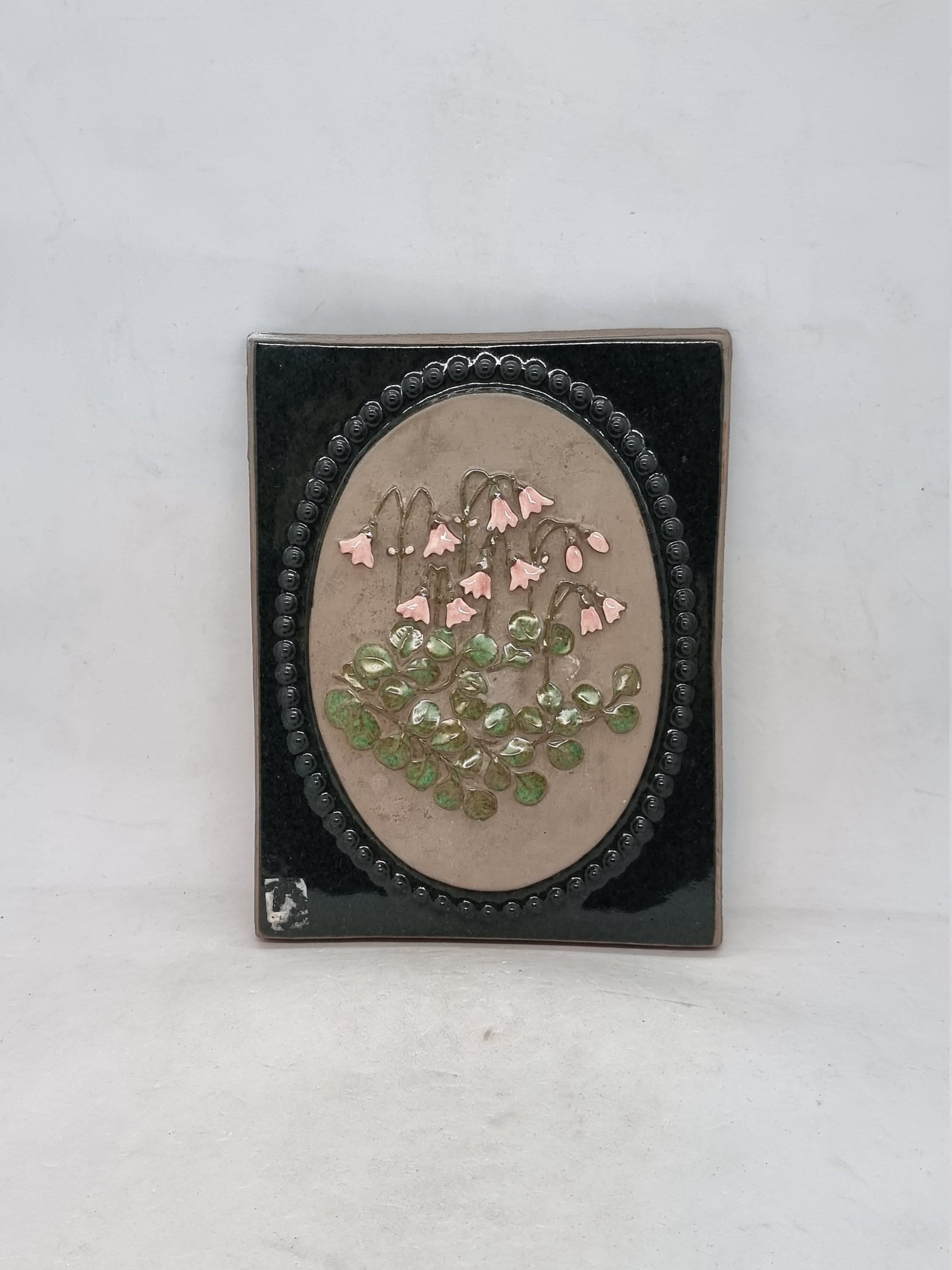 Vintage JIE GANTOFTA Ceramic Wall Plaque No. 877 | Designed by